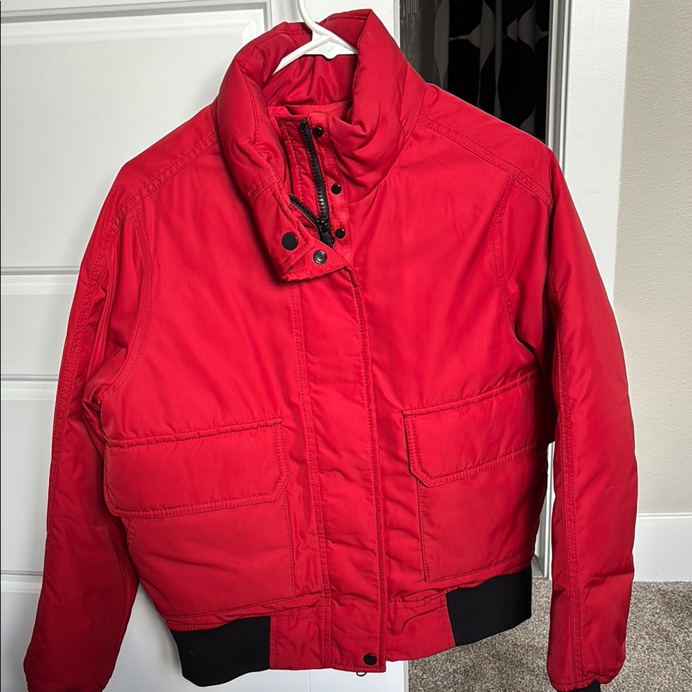 Everlane Red Puffer Jacket
